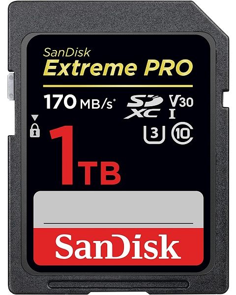 سانديسك بطاقة ذاكرة  PRO SDHC / SDXC UHS-I سعة 1 تيرابايت (SDSDXXY-1T00-GN4IN)