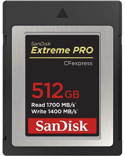 بطاقة ذاكرة Extreme PRO Cfexpress من سانديسك 512 جيجابايت (SDCFE-512G-GN4NN)
