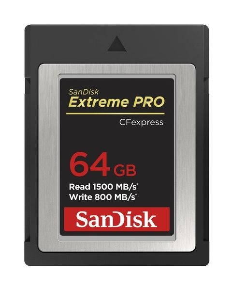 SanDisk 64GB Extreme PRO CFexpress Card Type B (SDCFE-064G-GN4NN)