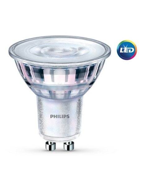 Philips LED Non Dimmable spot 5-50W GU10 WH 36D