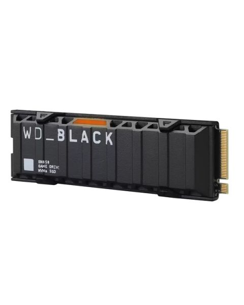 محرك الأقراص 500 جيجابايت WD_BLACK™ SN850 NVMe™ من ويسترن ديجيتال  مع خاصية إنقاص الحرارة وزيادة الأدء (WDBAPZ5000BNC-WRSN)