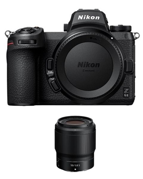 NIKON Z6 II Mirrorless Body Only + Nikon Z 50mm f/1.8 S Lens + NPM Card (VOA060AM)