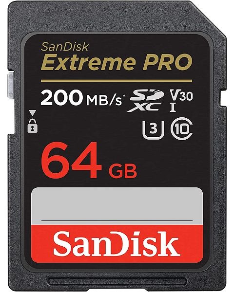 SanDisk Extreme PRO SDHC™ And SDXC™ UHS-I Card for DSLR & Mirrorless Cameras (SDSDXXU-064G-GN4IN)