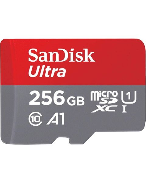 سانديسك بطاقة ذاكرة Ultra microSD سعة 256 جيجابايت (SDSQUAC-256G-GN6MN)