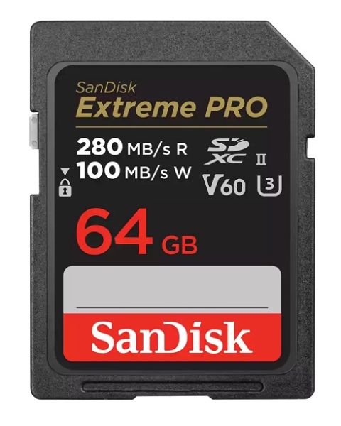 SanDisk Extreme PRO SDXC™ UHS-II Card 64GB (SDSDXEP-064G-GN4IN)