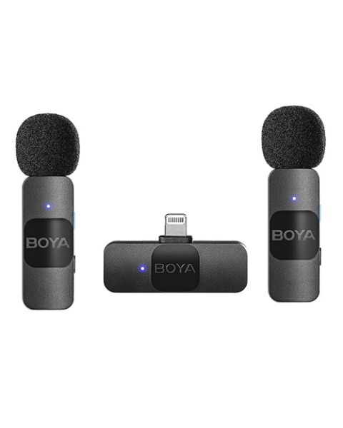 Boya Ultracompact 2.4GHz Wireless Microphone System (BY-V2)