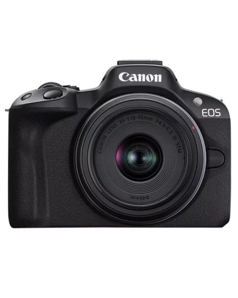  كاميرا EOS R50 مع عدسة RF-S18-45mm F4.5-6.3 IS STM من كانون (EOSR50-18-45)