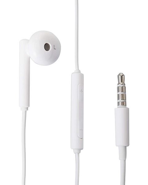 Huawei AM115, In-Ear Earphones, Wired, In-line Microphone, White (AM115)