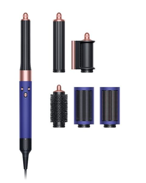 مصفف الشعر Dyson Airwrap™‎ متعدد الوظائف باللون الأزرق الفينكا والوردي (AIRWRAP COMPLETE LONG)