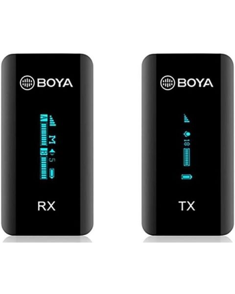 Boya Ultracompact 2.4GHz Dual-Channel Wireless Microphone System (BY-XM6-S1)