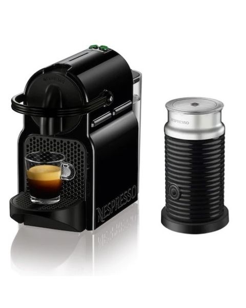 ماكينة القهوة من نيسبريسو، أسود + آيروتشينو 3 (D040BK+3694BK)
