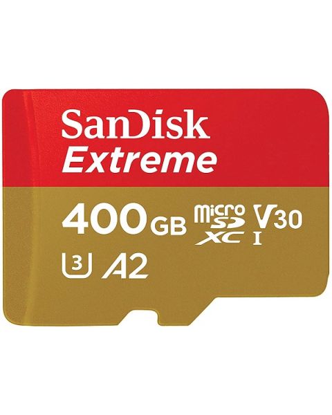 SanDisk 400GB SDXC 160MB/S Micro Extreme Memory Card (SDSQXA1-400G-GN6MN)
