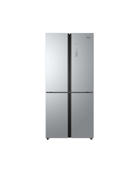 Haier Refrigerator 4-Door, 17.8 Cu.Ft./503 Ltrs, Inverter Compressor, Silver (HRF-550SG)