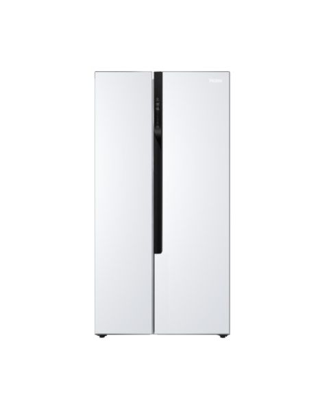 Haier Refrigerator Side by Side, 19.8 Cu.Ft./560 Ltrs, Inverter Compressor, White (HRF-718DW)