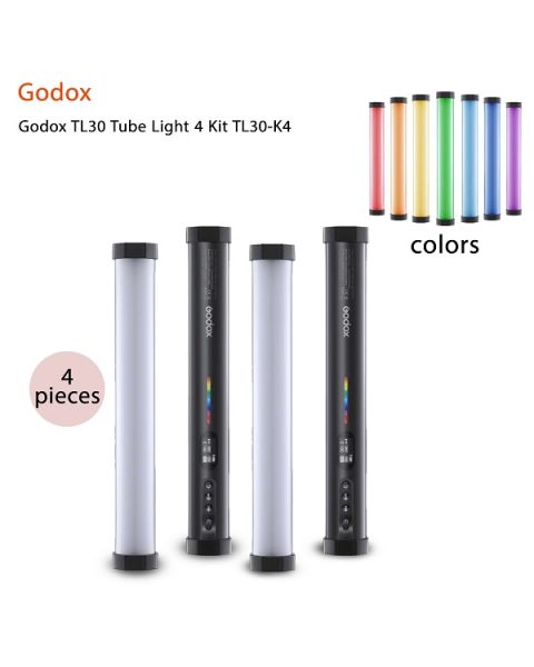 جودوكس مع أربع إضاءات
Godox TL30 Tube Light 4 Kit