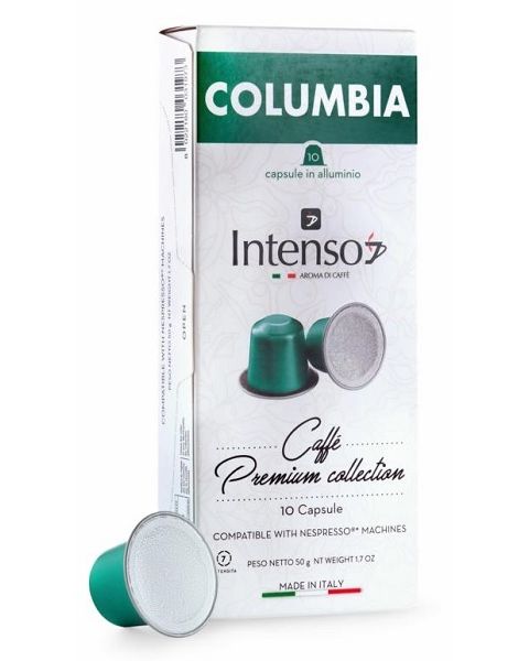 كبسولات إنتنسو كولومبيا متوافقة مع مكائن نسبريسو (INTENSO-COLUMBIA)
