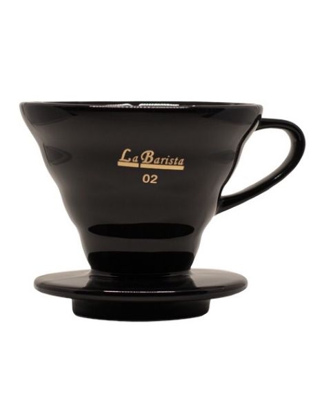 قمع ترشيح القهوة v60 أسود لاباريستا (LB-727)