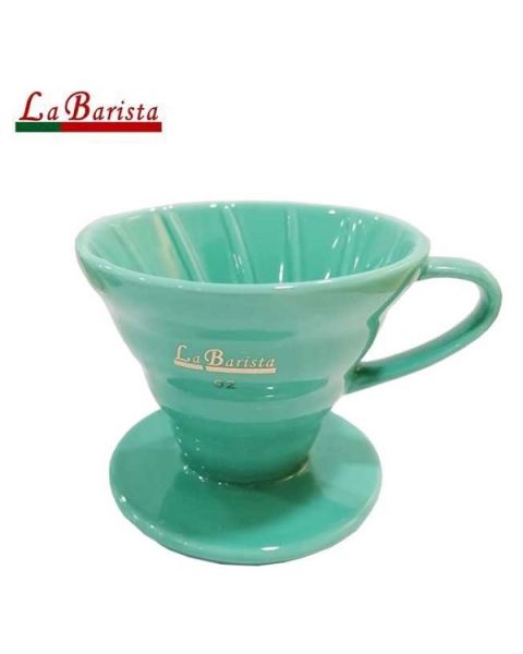 La Barista Ceramic Filter Cup V60 Green (LB-826)