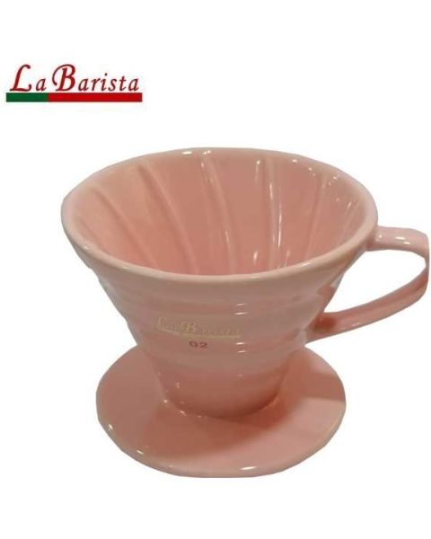 La Barista Ceramic Filter Cup V60 Pink (LB-827)