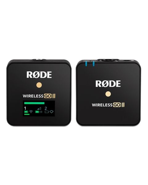نظام الميكروفون اللاسلكي RODE Wireless GO II ثنائي القناة (RODE-WGO-II-SINGLE)