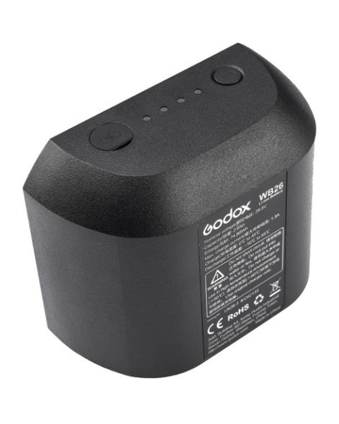 Godox WB26 Rechargeable Lithium-Ion Battery Pack for AD600Pro Flash (WB26)