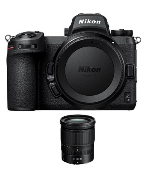 NIKON Z6 II Mirrorless  Body Only + 24-70 Lens + NPM Card (VOA060AM)