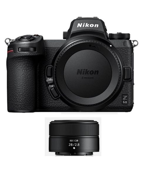 Nikon Z6 II Mirrorless Body Only (VOA060AM) + 28MM F/2.8 Z Lens + NPM Card
