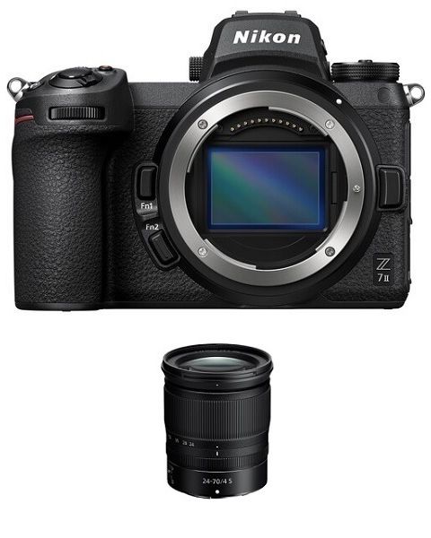 Nikon Z7ii Camera Body Only + Nikon 24-70mm f/4 S Lens + NPM Card (VOA070AM)