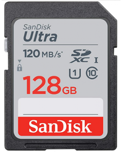 SanDisk 128G ULTRA SD 120 MB (SDSDUN4-128G-GN6IN)