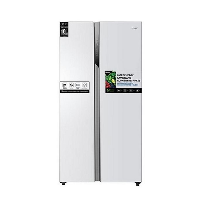 Haier Refrigerator Side by Side, 17.8 Cu.Ft./504 Ltrs, Dual