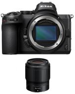 كاميرا نيكون Z5 بدون مرآة (VOA040AM) + عدسة 50مم f/1.8 S +  بطاقة عضوية