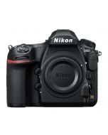 نيكون دي850 كاميرا، هيكل فقط، 45.7 ميجابكسل (VBA520AM) + بطاقة ذاكرة 64 جيجابايت + بطاقة عضوية من نيكون للعملاء