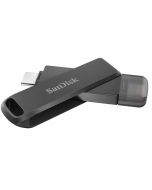 SanDisk iXpand Flash Drive Luxe 128GB - USB-C + Lightning - USB Type-C devices (SDIX70N-128G-GN6NE)