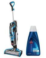 BISSELL CrossWave Multi-Surface Corded Cleaner for Floors & Carpet with Self Cleaning + Wash & Shine Hard floor solution (1713K)  